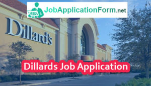 Dillards Job Application Form
