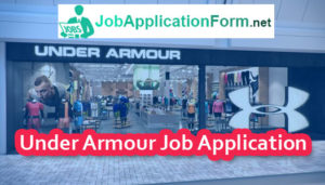 Under Armour Job Application Form