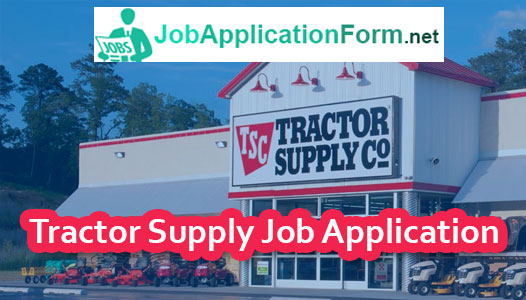 Tractor Supply Co Job Application Online