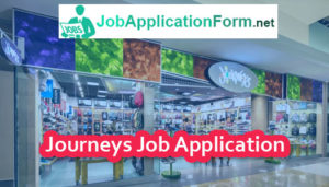 journeys job application form