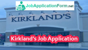 Kirkland’s Application Online